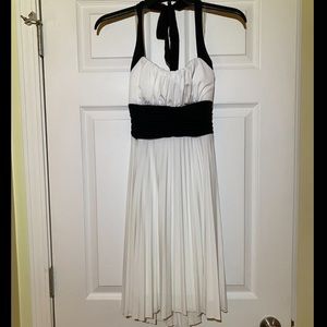 Formal Pleated Halter Dress